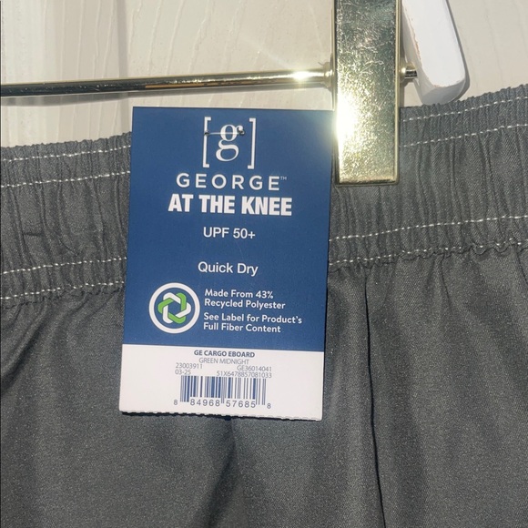 George Men's and Big Men's Cargo E Board Swim Shorts - Picture 5 of 9